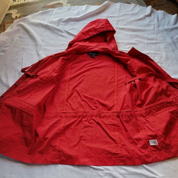 QVC Susan Graver Style Red Hooded Jacket Small EUC - Picture 10 of 15